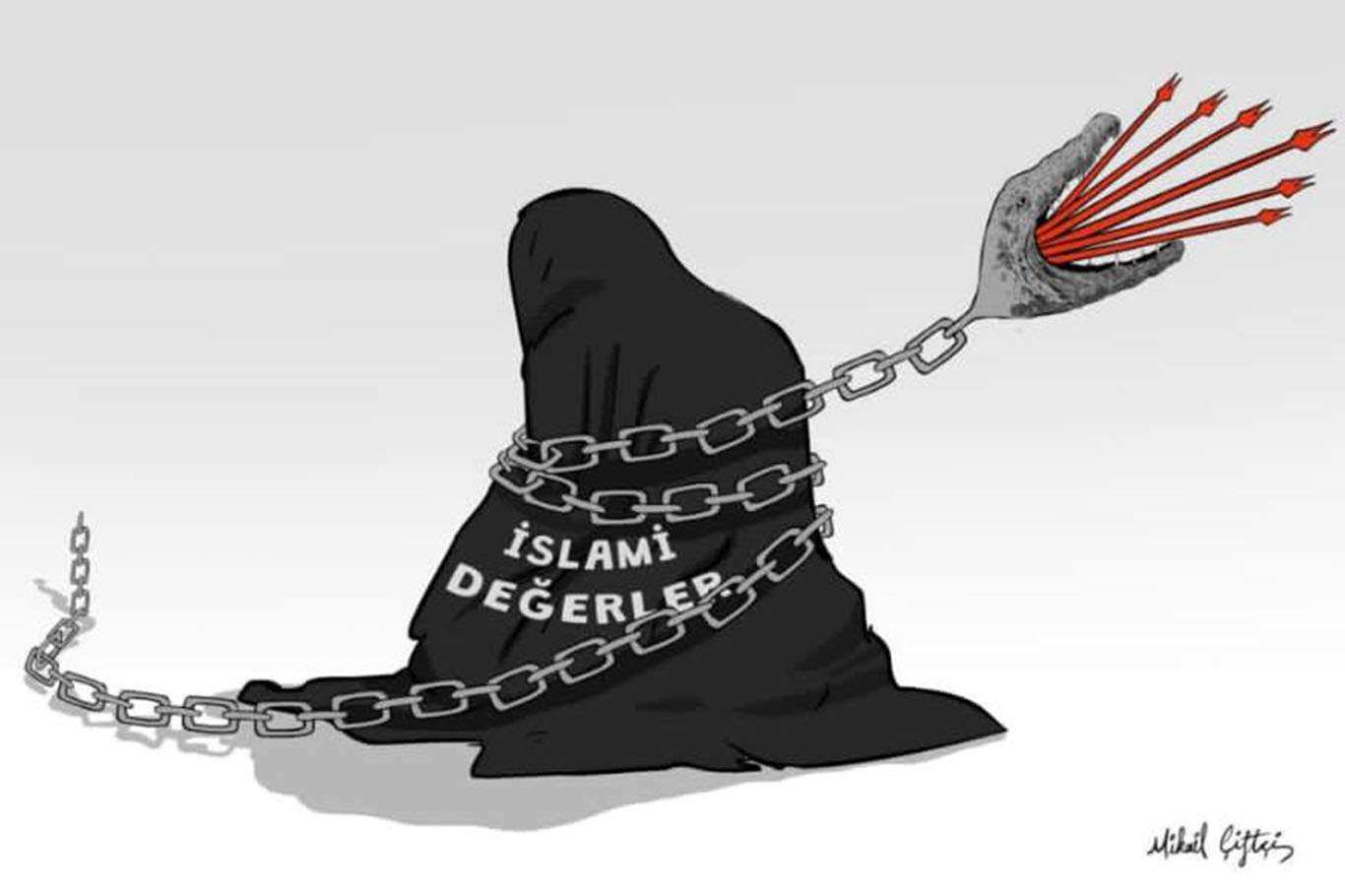 Çarşaf ve tesettürü hedef alan karanlık odaklara STK temsilcilerinden tepki Çarşaf ve tesettürü hedef alan karanlık odaklara STK temsilcilerinden tepki